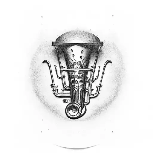 Music Beach Gardening Tuba