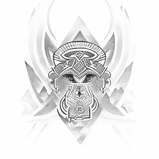 Aztec Totem Half Sleeve