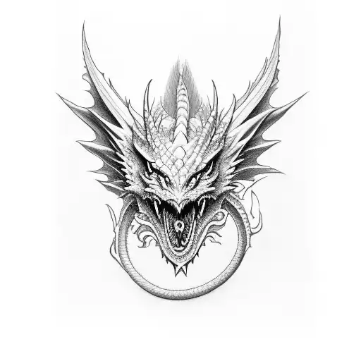 Dragon That Start At The Wrist And Ends At The Shoulder