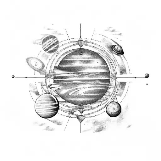 Solar System In A Straight Line