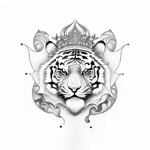 Tiger Eyes And Lord Ganesh