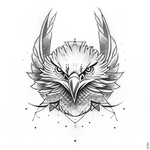 Eagle With Monitoring Device