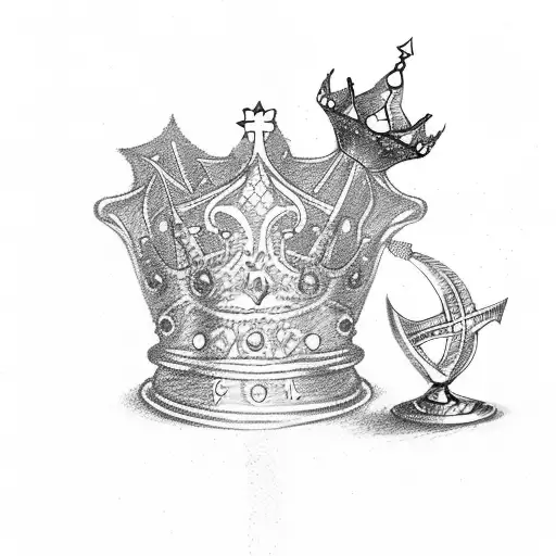 Seven With Dice And Crown