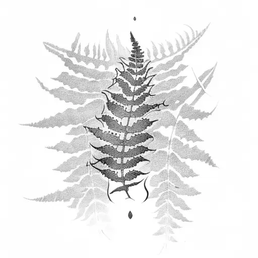 Fern With Scandinavian Symbol