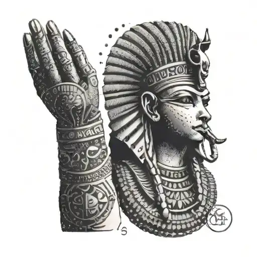 Egyptian Gods Hand