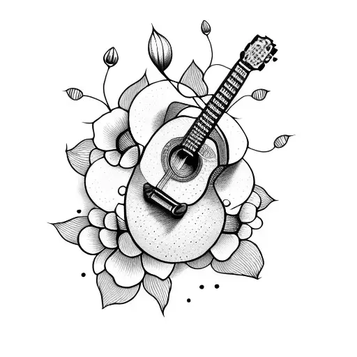 Guitar Flowers