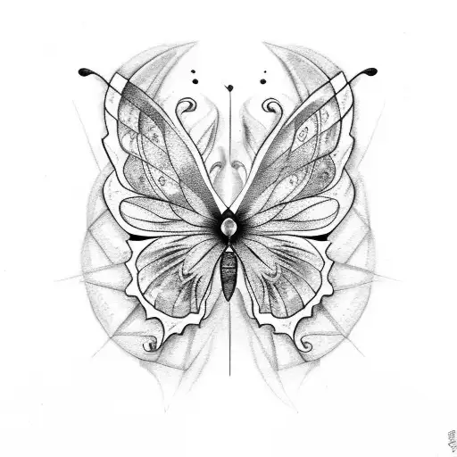 Butterfly With Dragon