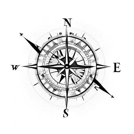 Compass And Clock Sleeve