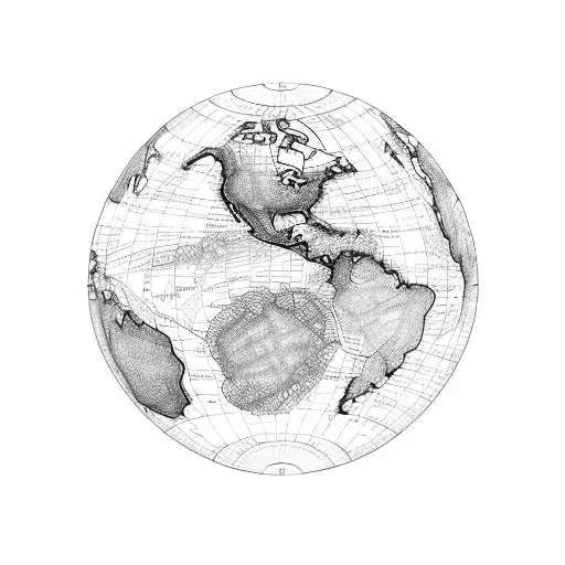 A Map Of The World With Electrical Circuits Connecting Different Countries