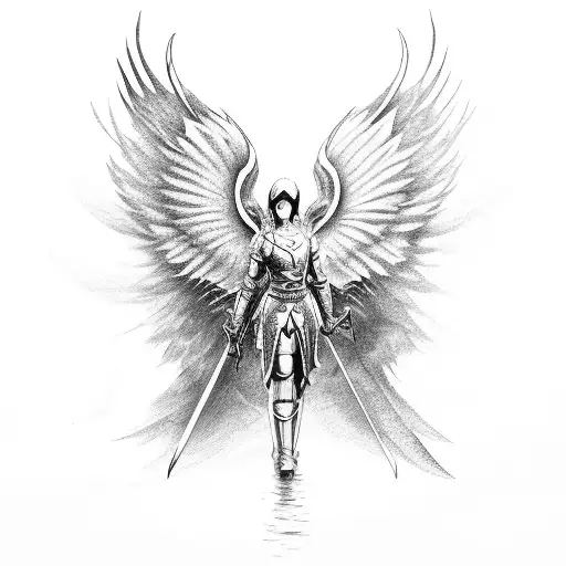 Archangel With A Sword