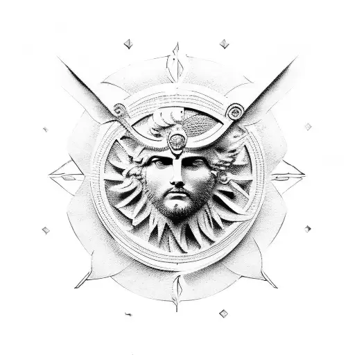 Roman God Mars Symbol