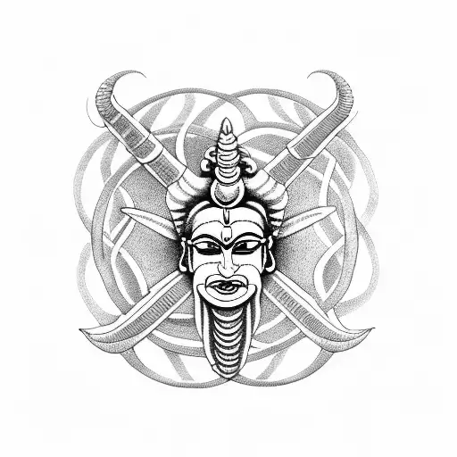 Scorpio And Hindu God Shiva Trident