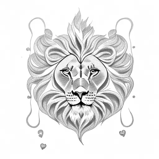 Lily And Lion Form A Heart