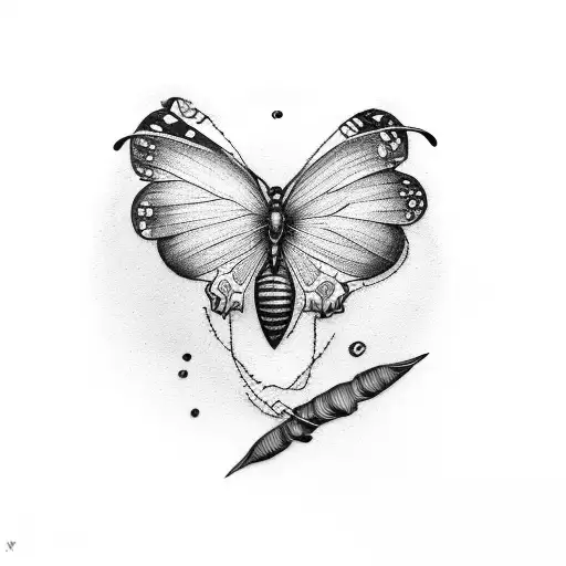 Butterfly Feather Grief