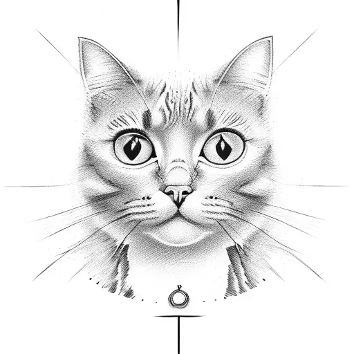 A Psychological Symbol Incorporating A Cat