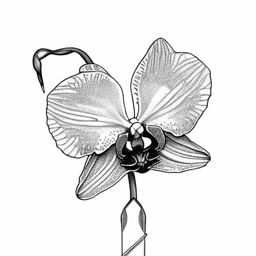 Orchid With Needle