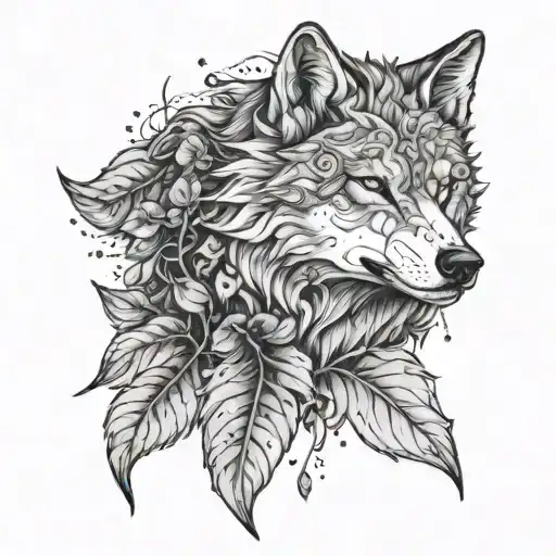 Wolf Pow Plant Leaves Insid