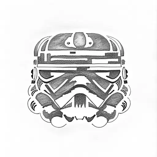 Blue Cloud With Stormtrooper's Eyes