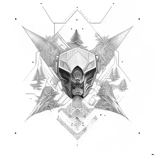 Futuristic Nature Sleeve