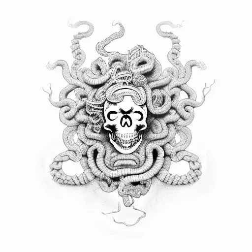 Caveira Medusa