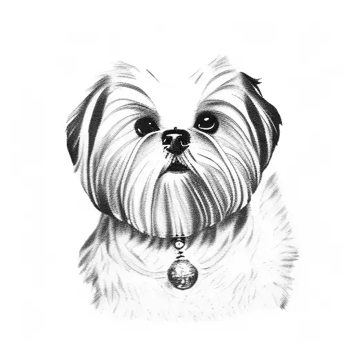 Dog Malteser Shih Tzu