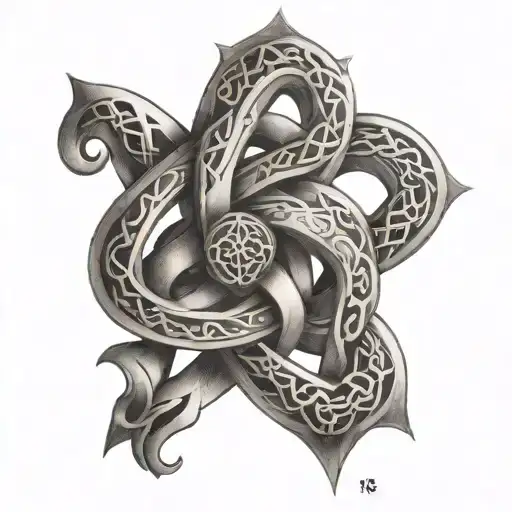 Endless Knot And Water