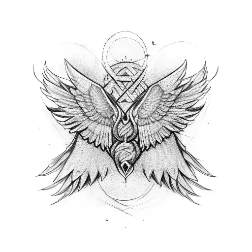 Wings Of Freedom And Golden Cage