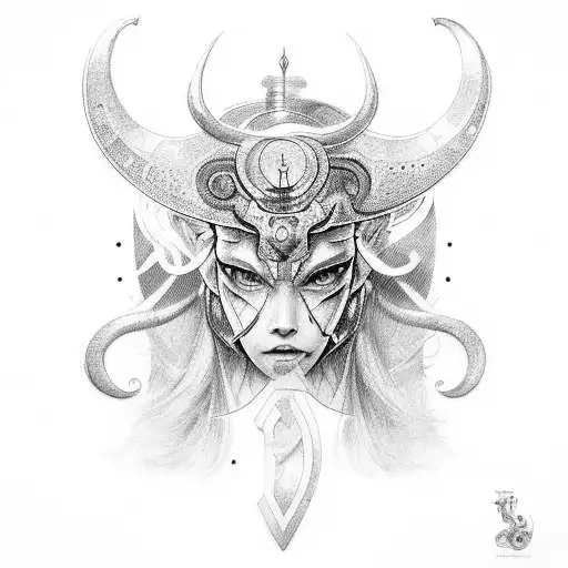 A Detailed Portrait Of A Character From Cavaleiros Do Zodiaco