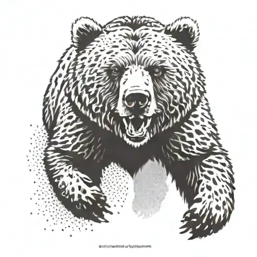 Grizzly Bear Running