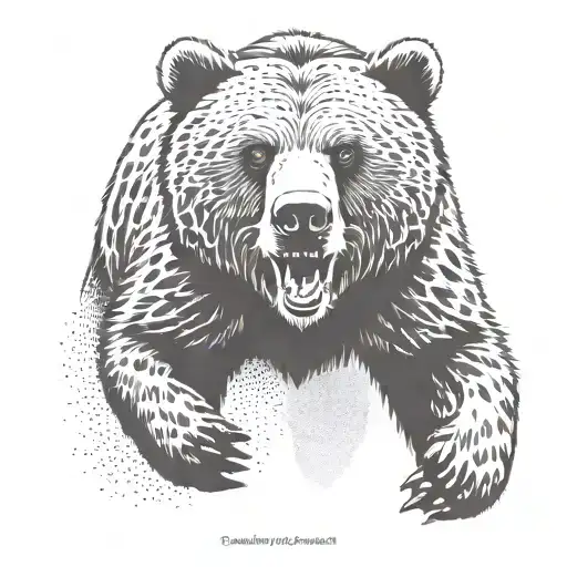Grizzly Bear Running