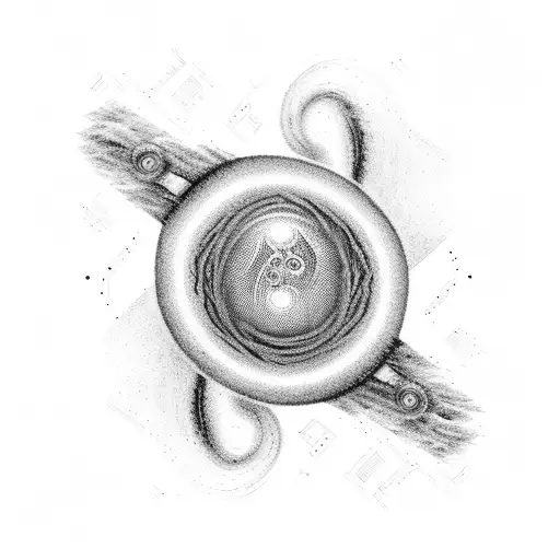 Arms Coming Out Of A Black Hole