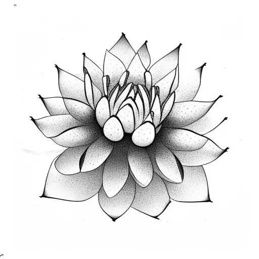 Vietnamese Lotus And Saguaro Cactus Blossom Hybrid