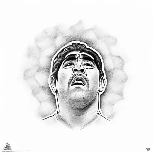 Maradona' 10 With Argentinian Sun