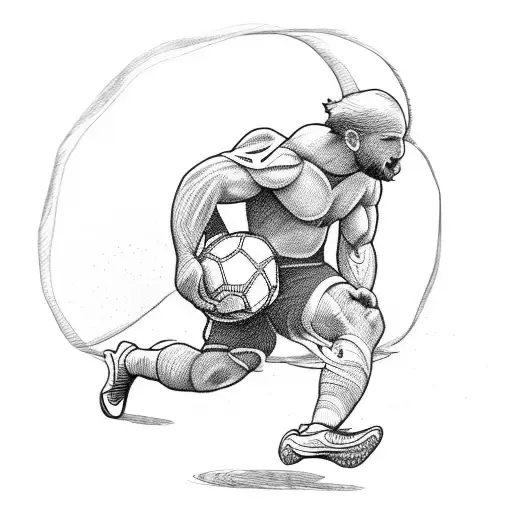 Sisyphus Playing Football