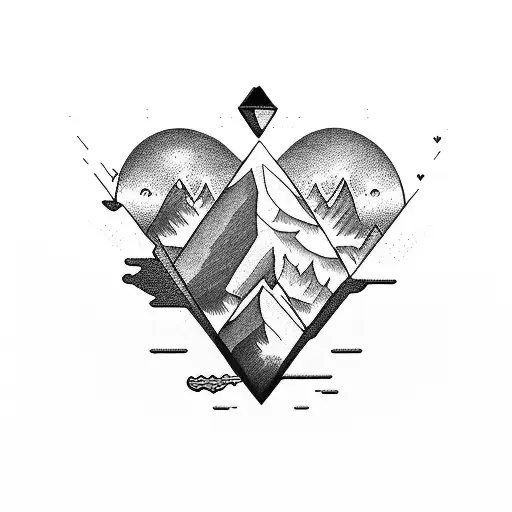 Mountain With Heart
