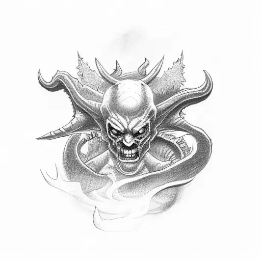 Demon With Smoke