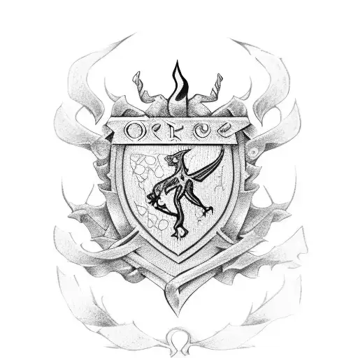 O'rourke Family Crest With Irish History