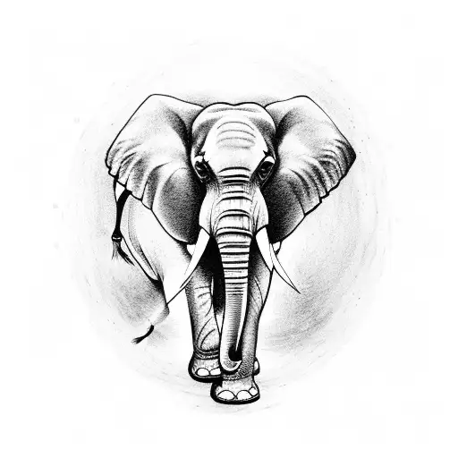 Circled Elephant Best