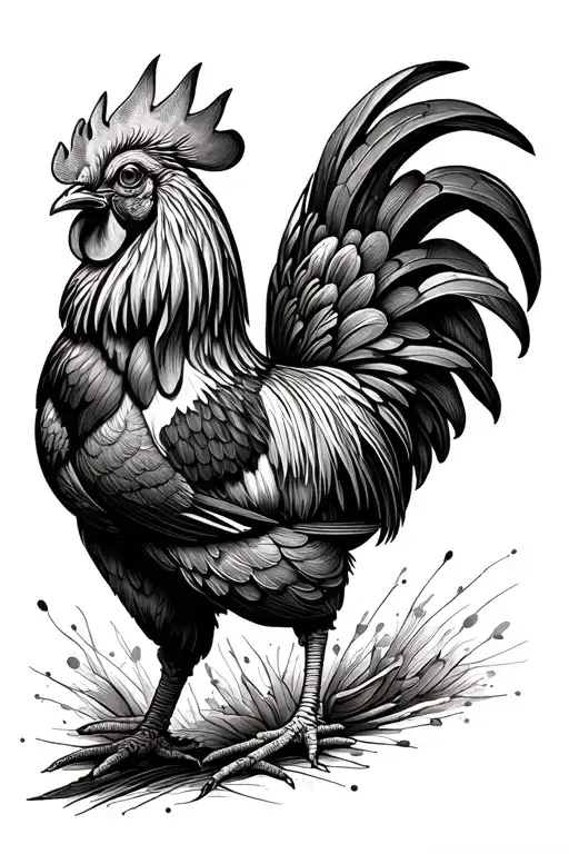Rooster Crowing