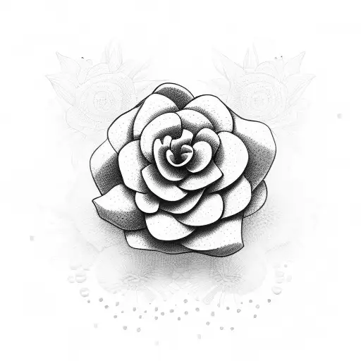 Flower Infront Of A Beach