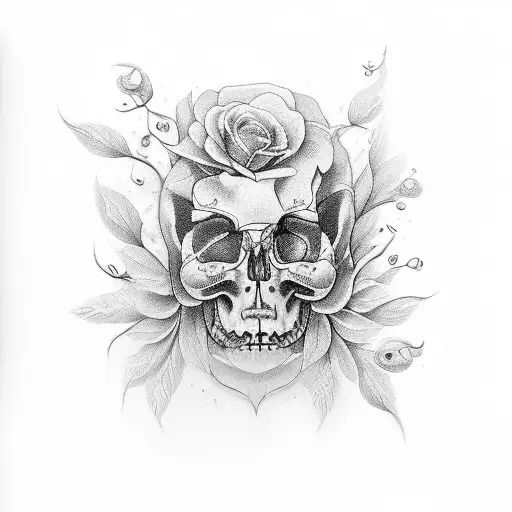 Anatomical Organ With Subtle Floral Elements