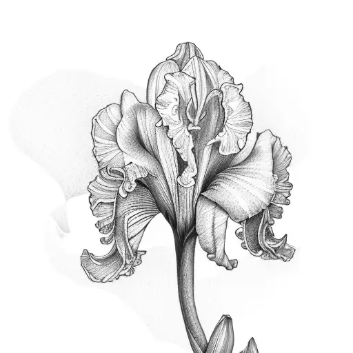 Iris Narcissus Lily Rose Delphinium