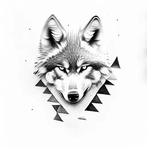 A Wolf's Paw With Sharp Claws Emerging From A Dark Abyss