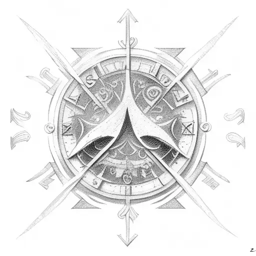 Roman Numeral 26 With Angels Flying Around It