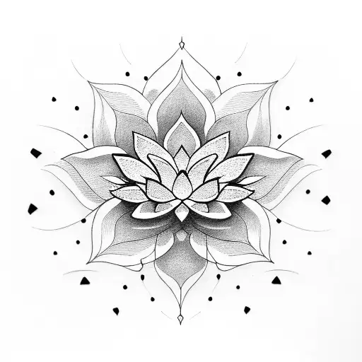 Straight Lines Lotus