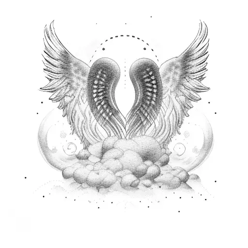 Coulds With Angel Wings