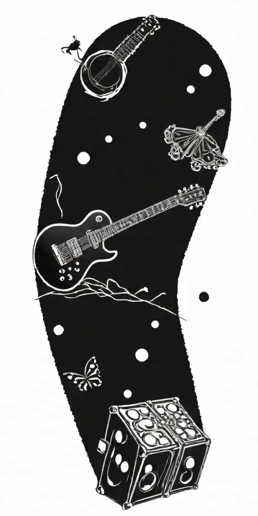 Combine D&d Dice With Musical Instruments In A Playful And Unexpected Way