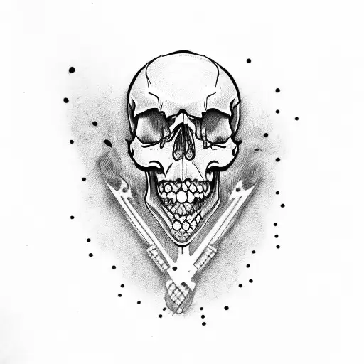 Skull Ans Blood