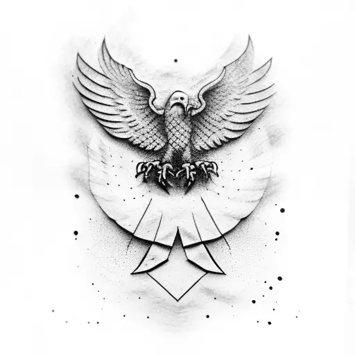 Eagle With Army Beret On