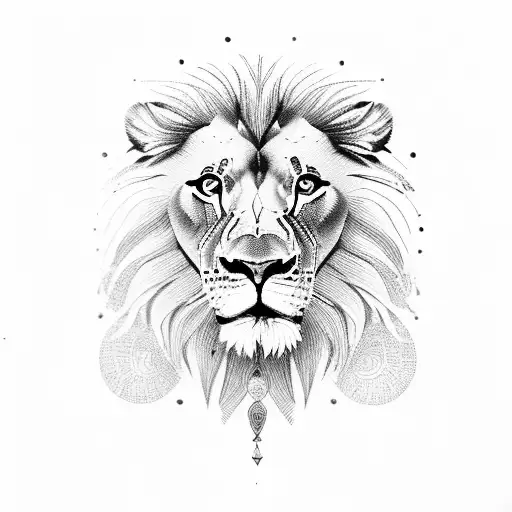 Lion With M Letter